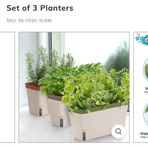 Set of 3 planters